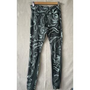 Nike Leggings Womens Small Epic Lux Running Mesh Workout Gym Drawstring